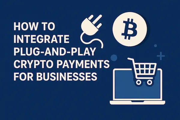How to integrate plug-and-play crypto payments for businesses