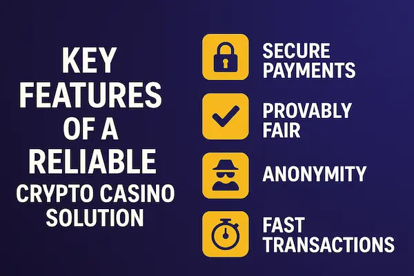 Key Features of a Reliable Crypto Casino Solution