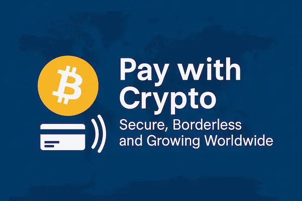 Pay with Crypto – Secure, Borderless and Growing Worldwide