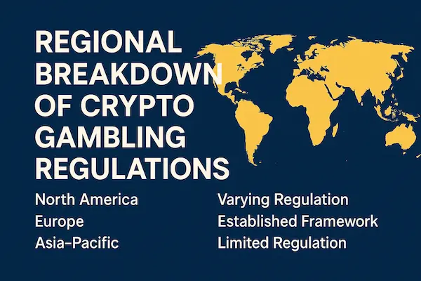 Regional Breakdown of Crypto Gambling Regulations