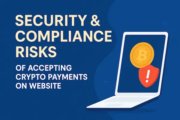 Accept Crypto Payments on Website - The Ultimate 2026 Guide 3 Security & Compliance Risks of Accepting Crypto Payments on Website