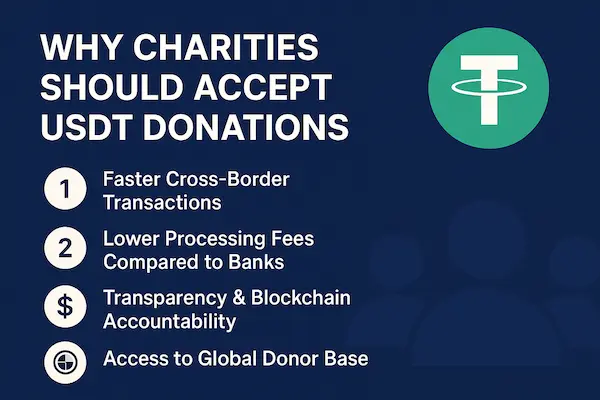 Why Charities Should Accept USDT Donations