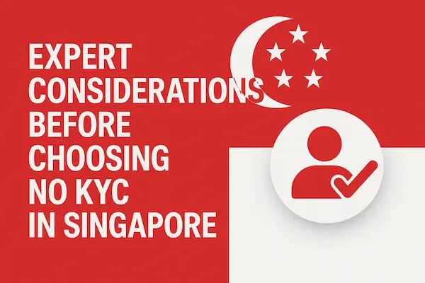 Expert Considerations Before Choosing No KYC in Singapore
