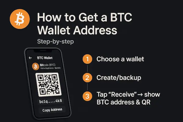 How to get a BTC wallet address