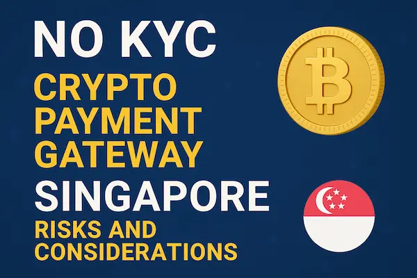 No KYC Crypto Payment Gateway Singapore – Risks and Considerations