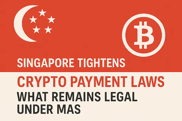 Singapore Tightens Crypto Payment Laws – What Remains Legal Under MAS