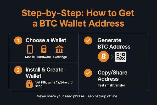 Step-by-Step: How to Get a BTC Wallet Address