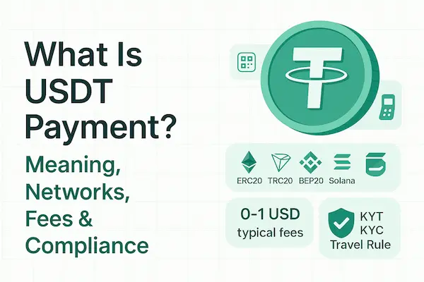 What Is USDT Payment? Meaning, Networks, Fees & Compliance