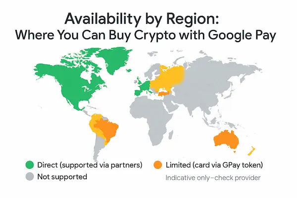 Availability by Region: Where You Can Buy Crypto with Google Pay