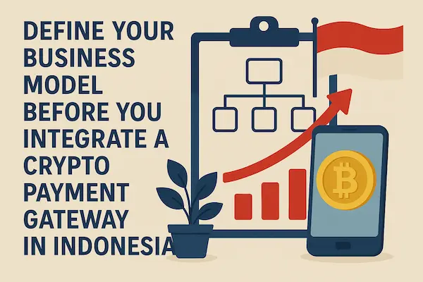 Define your business model before you integrate a crypto payment gateway in Indonesia