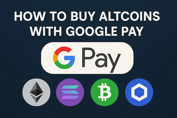 How to Buy Altcoins with Google Pay (ETH, SOL,BCH,LINK, and More)