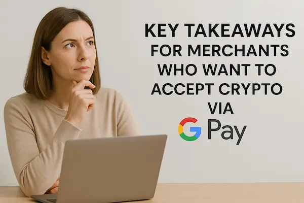 Key Takeaways for Merchants Who Want to Accept Crypto via Google Pay