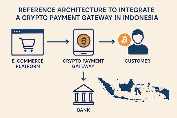 Reference architecture to integrate a crypto payment gateway in Indonesia