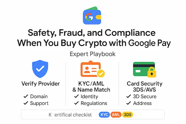 Safety, Fraud, and Compliance When You Buy Crypto with Google Pay