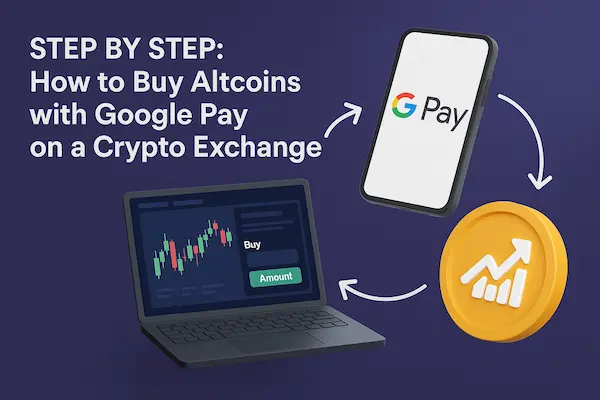 Step by Step How to Buy Altcoins with Google Pay on a Crypto Exchange