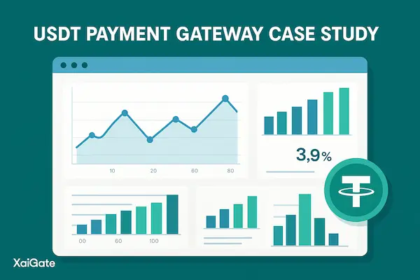 USDT Payment Gateway Case Study – Real Results from Merchants & E-Commerce 1 USDT Payment Gateway Case Study results chart