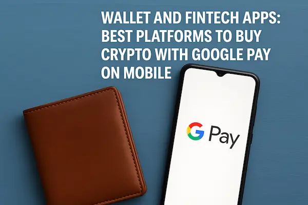 Wallet and fintech apps best platforms to buy crypto with Google Pay on mobile