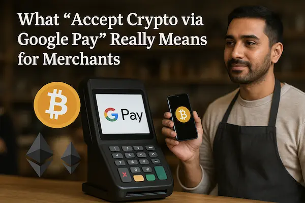 What “Accept Crypto via Google Pay” Really Means for Merchants