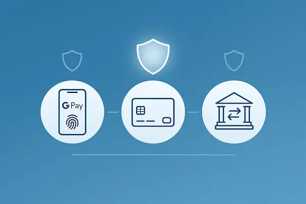 Safety, Compliance, and Fraud Prevention When You Buy Crypto with Google Pay 6 Comparing Safety - Google Pay, Cards And Bank Transfers