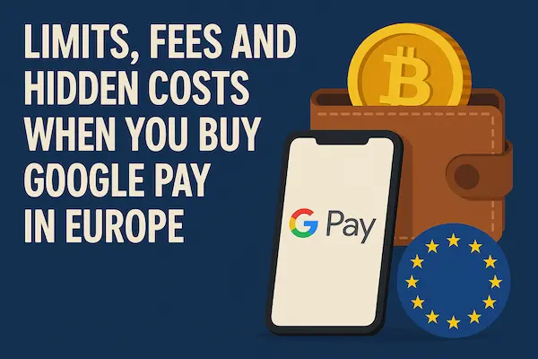 How to Buy Crypto with Google Pay in the EU and UK: KYC, Limits, and Rules 5 Limits, Fees And Hidden Costs When You Buy Crypto With Google Pay In Europe