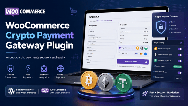 Best WooCommerce Crypto Payment Gateway Plugin for Online Stores