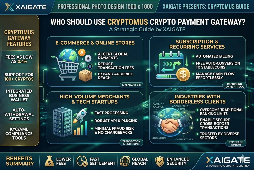 Cryptomus Crypto Payment Gateway: Features, Fees, and Benefits for Online Businesses 5 Who Should Use Cryptomus Crypto Payment Gateway?