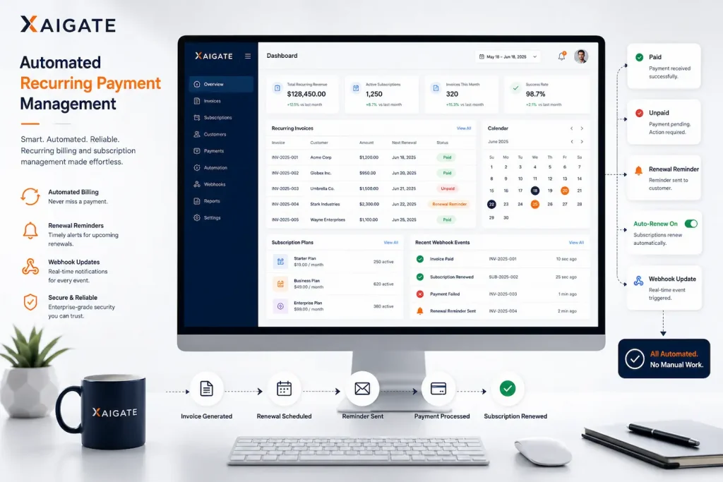 Best Subscription Crypto Payment Gateway for Recurring Billing in 2026 3 Automated Recurring Payment Management