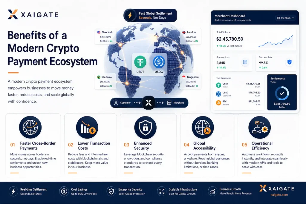 Benefits of a Modern Crypto Payment Ecosystem