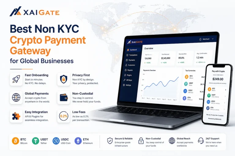 Best Non KYC Crypto Payment Gateway for Global Businesses