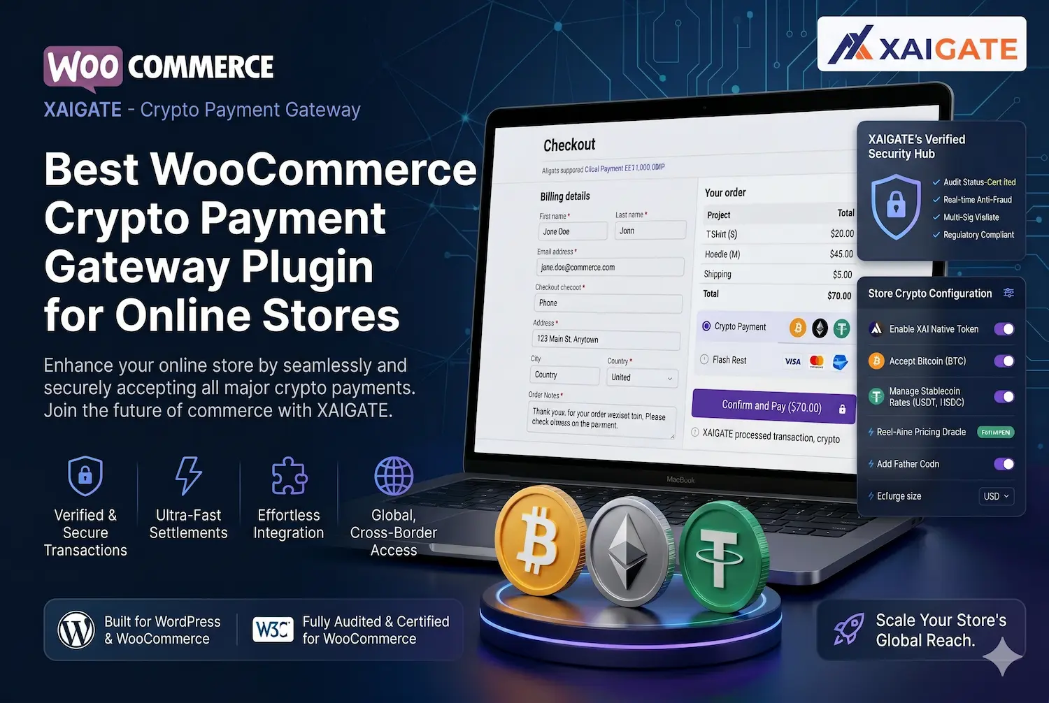 Best WooCommerce Crypto Payment Gateway Plugin for Online Stores