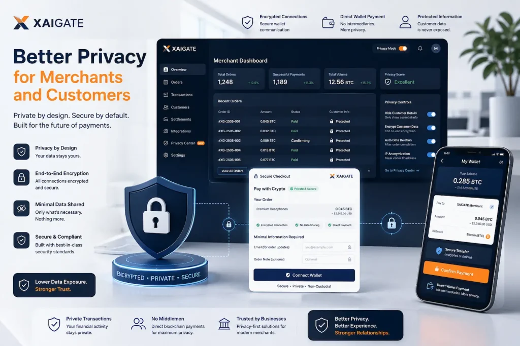 Best Non KYC Crypto Payment Gateway for Global Businesses 3 Better Privacy for Merchants and Customers