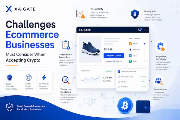 Why Ecommerce Businesses Crypto Payment Gateway in 2026 3 Challenges Ecommerce Businesses Must Consider When Accepting Crypto