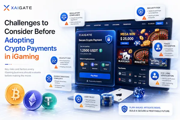 iGaming Crypto Payment Gateway: What It Is and Why Online Betting Platforms Need It 5 Challenges to Consider Before Adopting Crypto Payments in iGaming