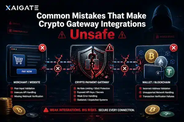 Secure Crypto Payment Gateway Integration: A Practical Guide for Modern Businesses 4 Common Mistakes That Make Crypto Gateway Integrations Unsafe