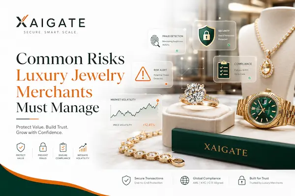 Luxury Jewelry Crypto Payment Gateway for Brands in 2026 3 Common risks luxury jewelry merchants must manage