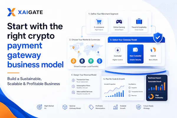 Crypto payment gateway business model planning