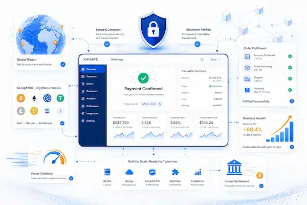 Ecommerce Crypto Payment Gateway: How Online Stores Can Accept Crypto Without Slowing Checkout 6 Ecommerce crypto payment gateway for business growth