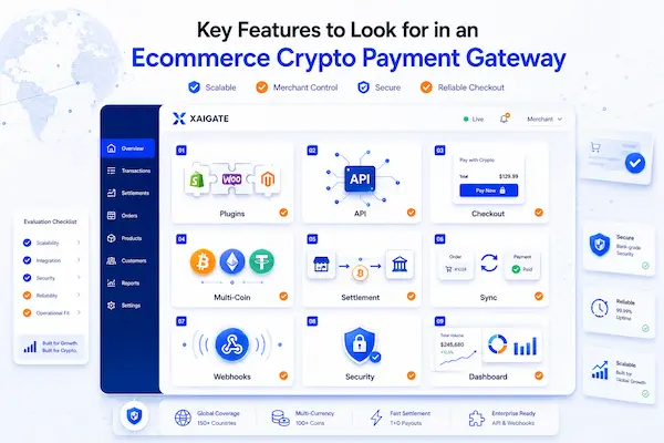 Ecommerce Crypto Payment Gateway: How Online Stores Can Accept Crypto Without Slowing Checkout 3 Key features of ecommerce crypto payment gateway