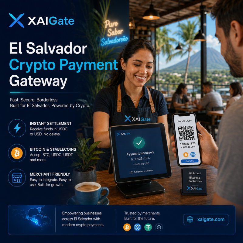 El Salvador Crypto Payment Gateway