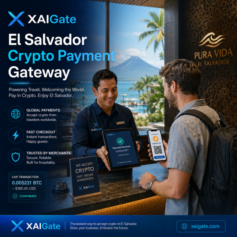 El Salvador Crypto Payment Gateway
