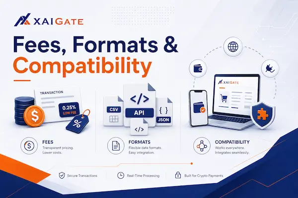 Fees, Formats & Compatibility