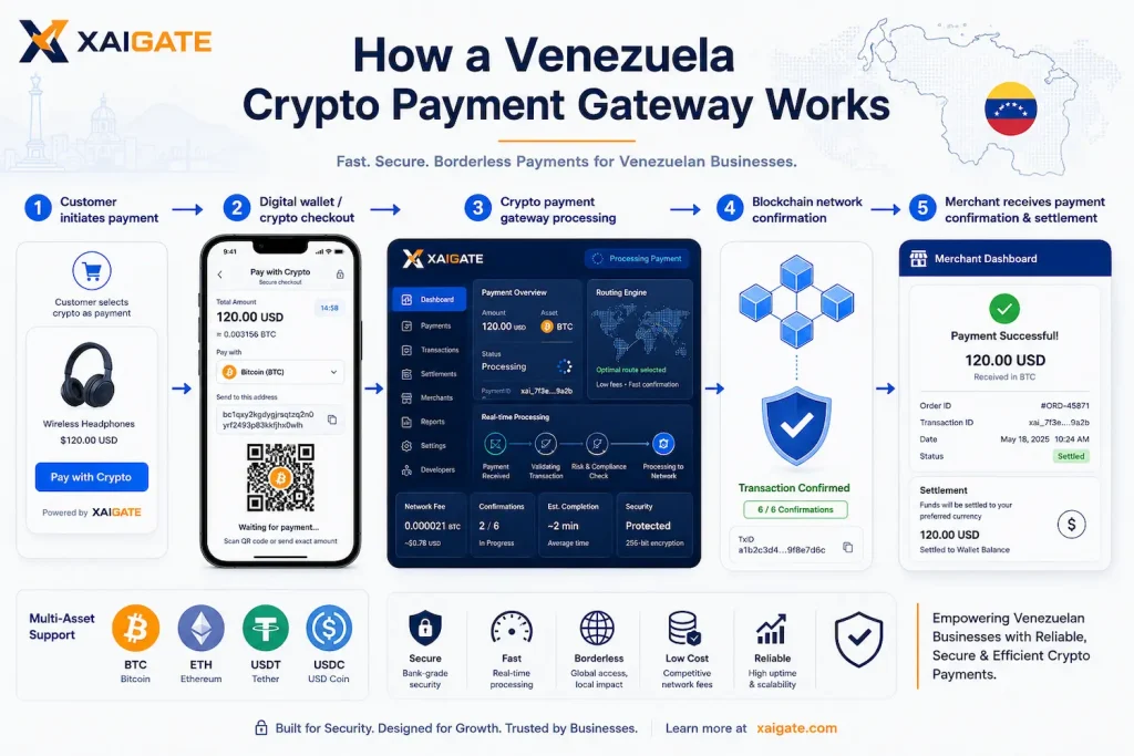 Venezuela Crypto Payment Gateway: Cryptocurrency Payments Expand in the Digital Economy 2 How a Venezuela Crypto Payment Gateway Works
