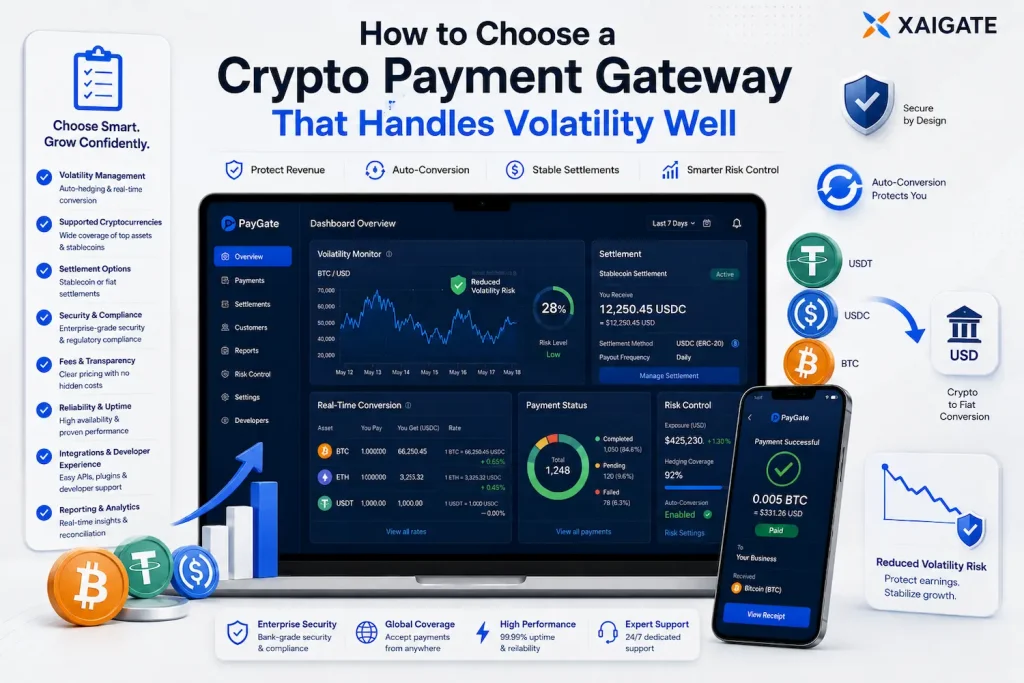 Payment Gateway Crypto Volatility: What Merchants Need to Know Before Accepting Crypto 6 How to Choose a Crypto Payment Gateway That Handles Volatility Well