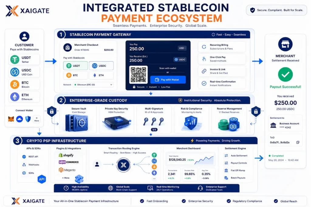 Integrated Stablecoin Payment Ecosystem