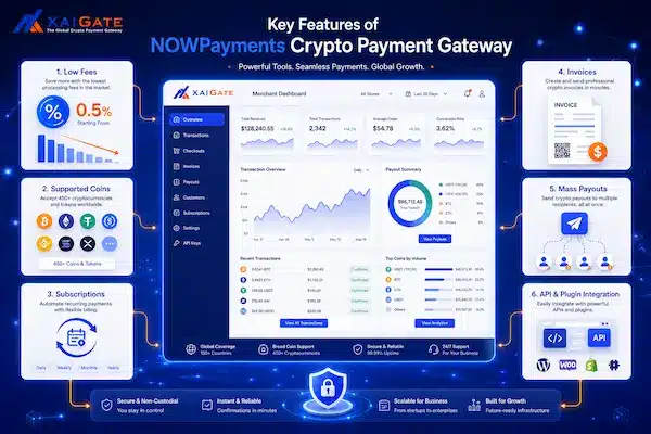 NOWPayments Crypto Payment Gateway: Features, Fees, and Business Benefits in 2026 3 NOWPayments crypto payment gateway features