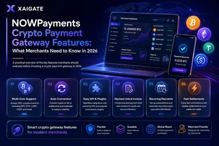 NOWPayments crypto payment gateway features for merchants in 2026
