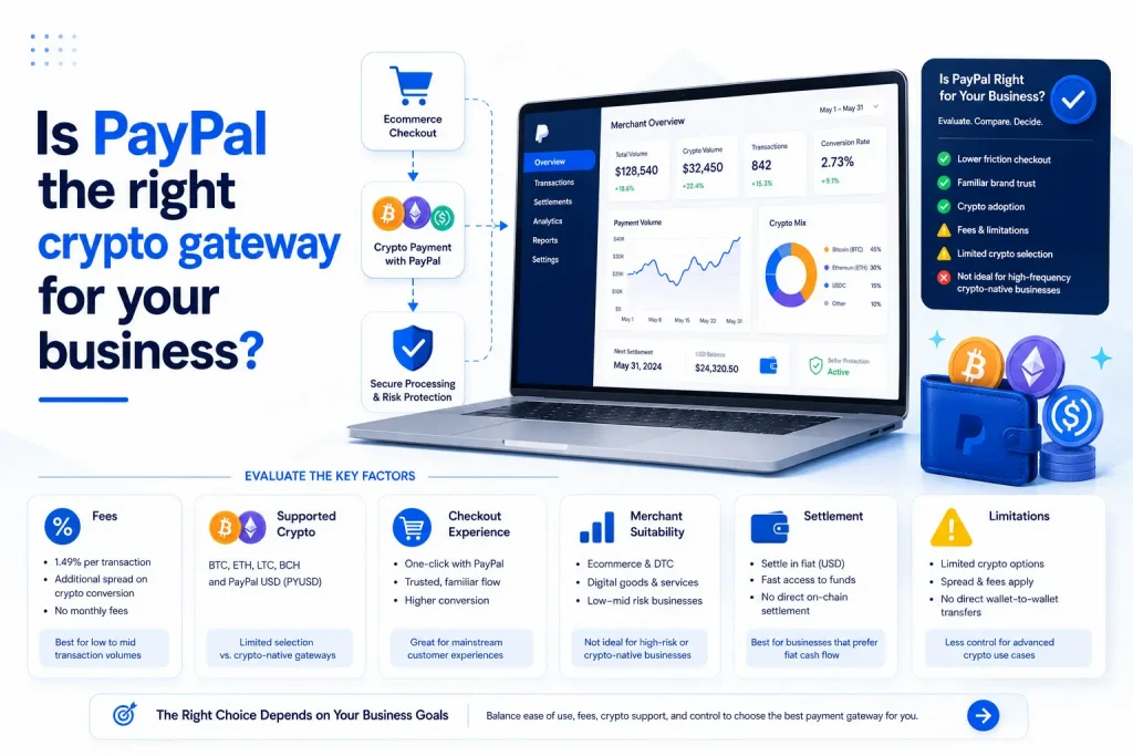 Is PayPal the right crypto gateway for your business?