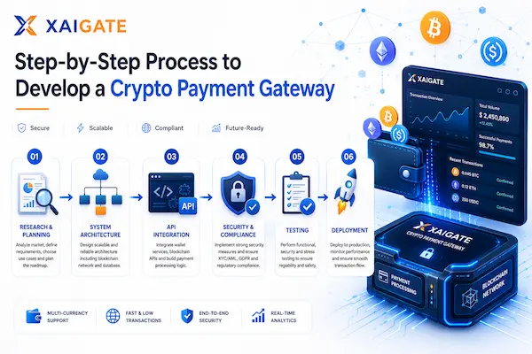 Step-by-Step Process to Develop a Crypto Payment Gateway