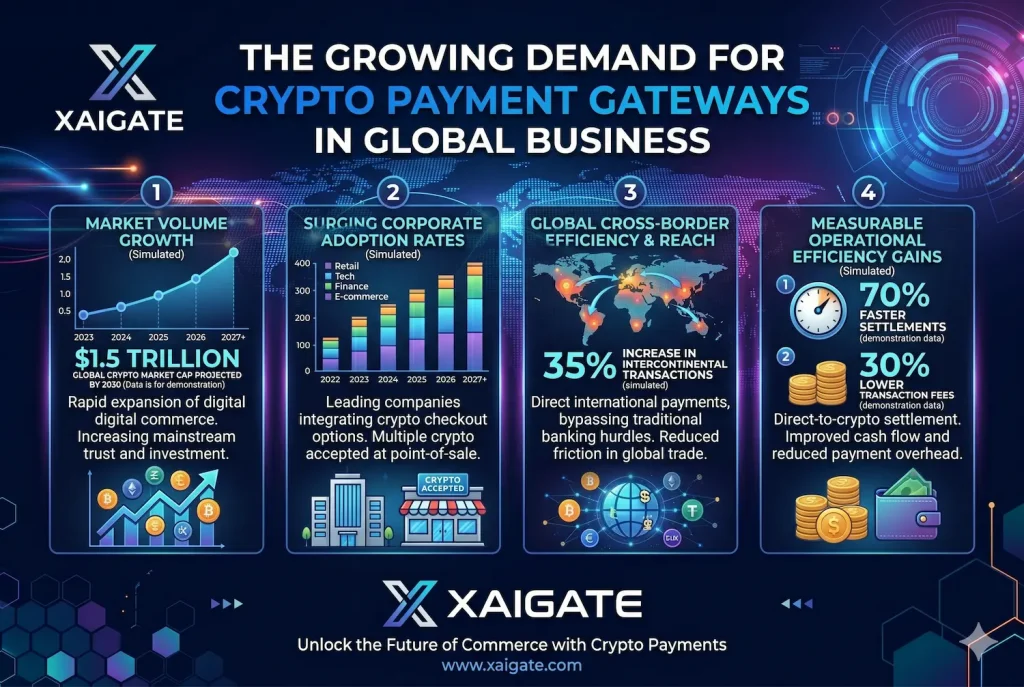 The growing demand for crypto payment gateways in global business