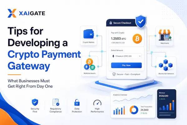 Tips for developing a crypto payment gateway by XAIGATE